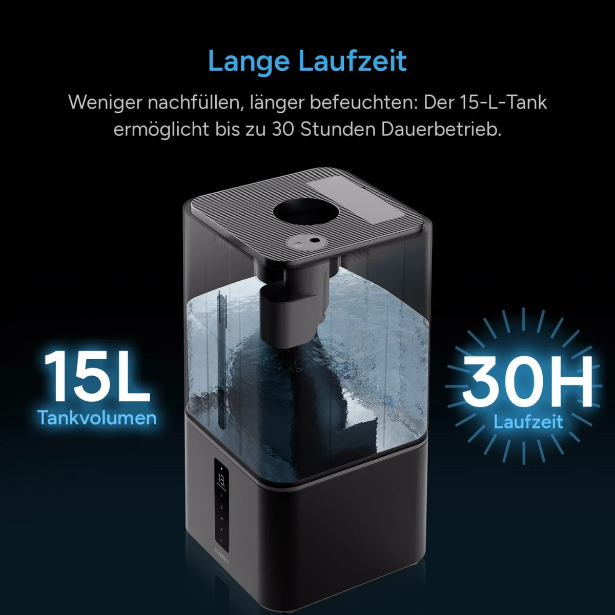 AC Infinity CLOUDFORGE T7 – Infografik Lange Laufzeit