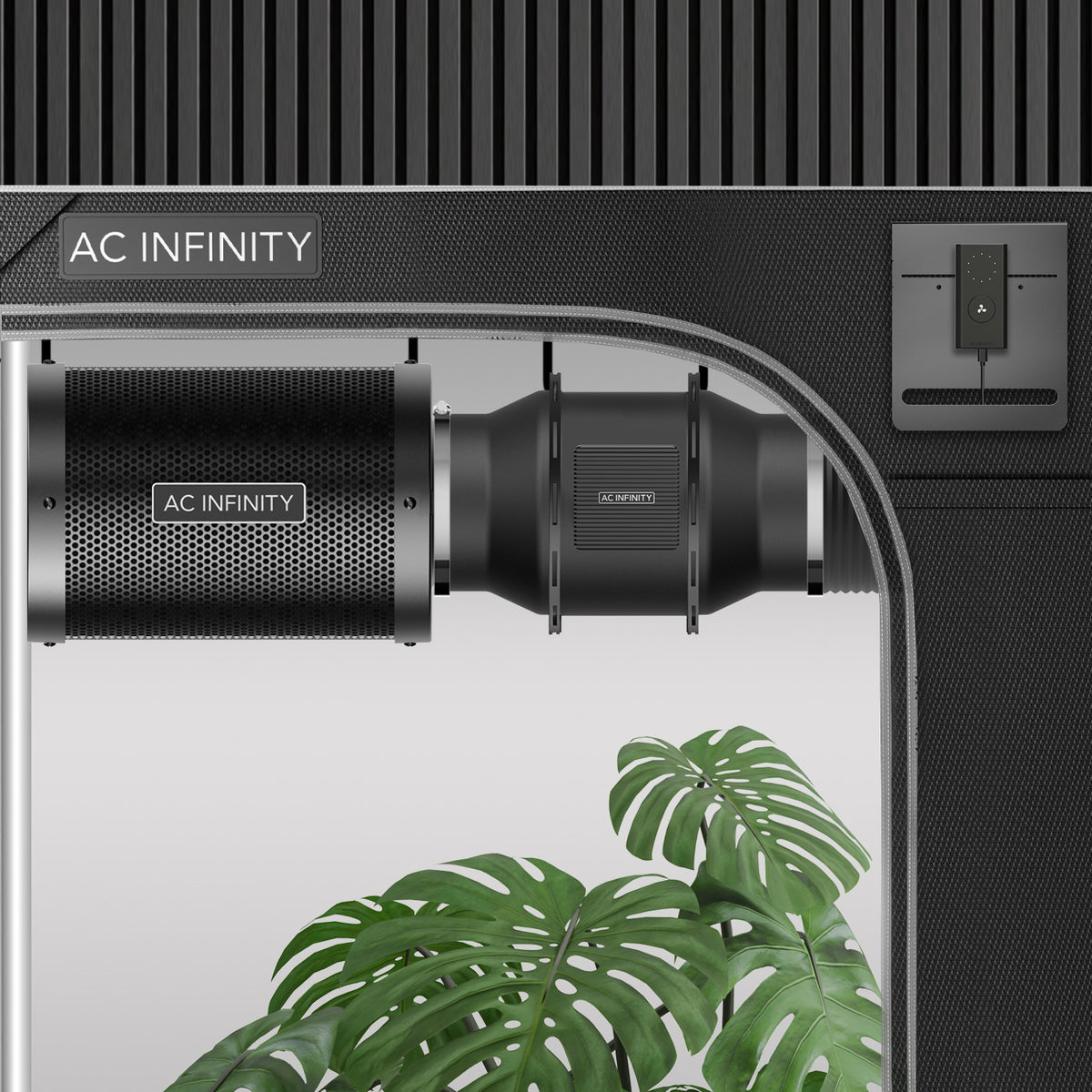 AC Infinity Luftfilter-Set – Anwendungsbeispiel