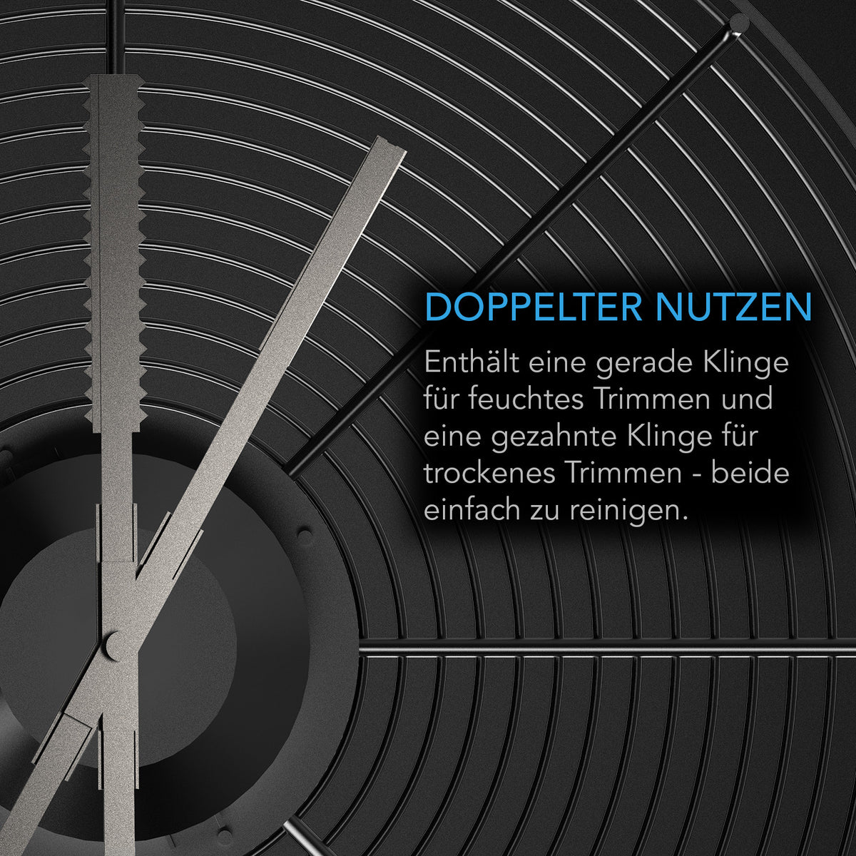 AC Infinity Bud Bowl Trimmer – Infografik Doppelter Nutzen