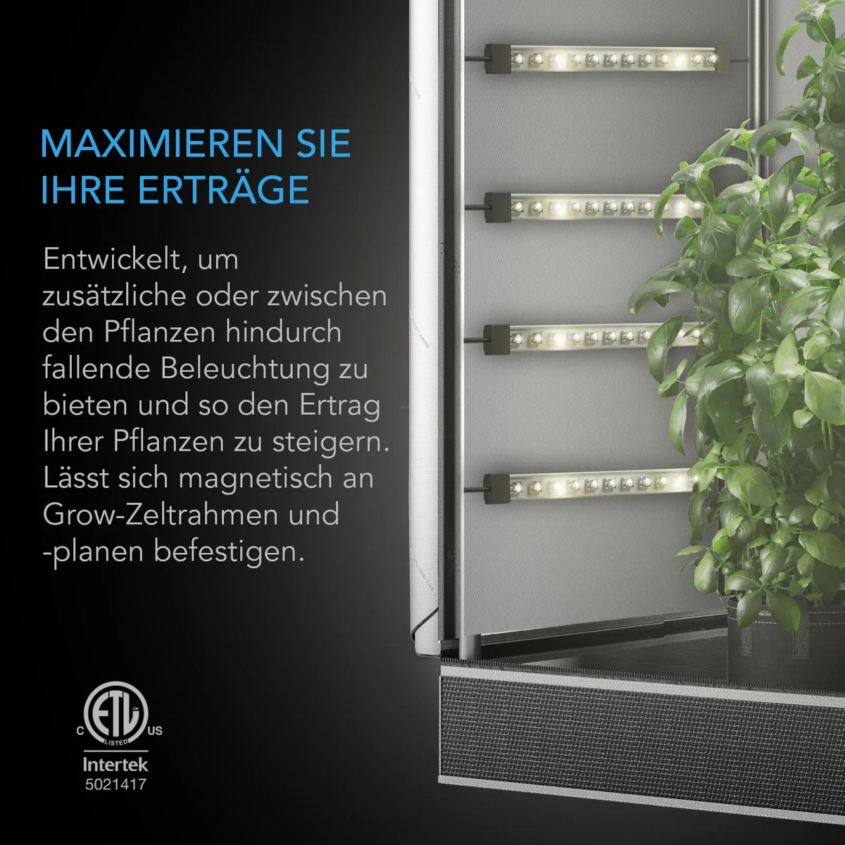 AC Infinity IONBEAM S16 – Infografik Maximieren Sie Ihre Erträge