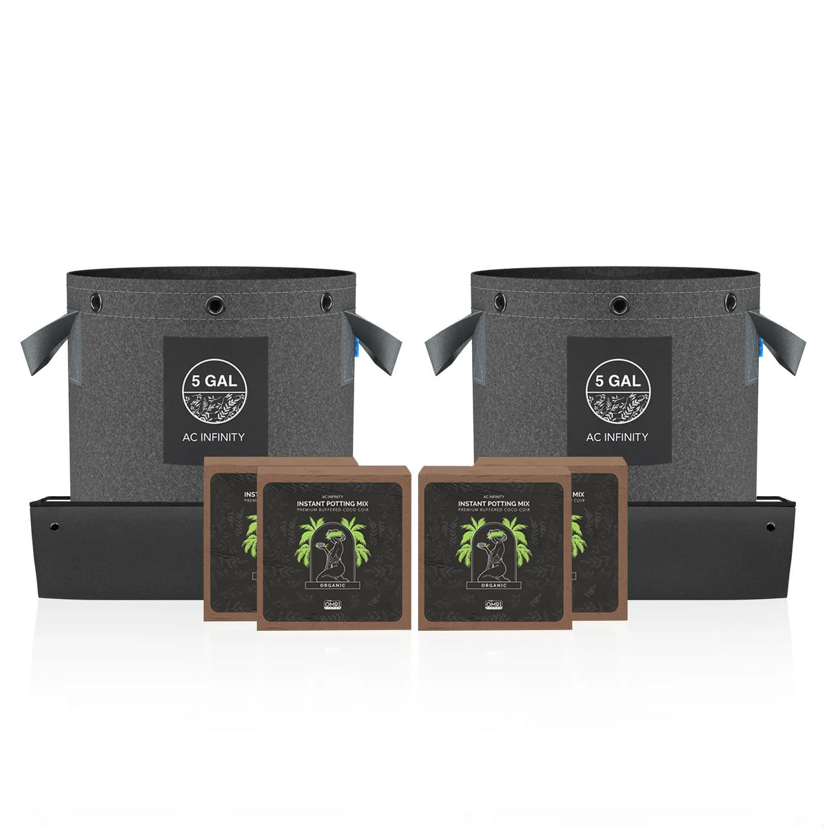 AC Infinity Instant Potting Mix Kit – Starter-Set für 2 Pflanzen