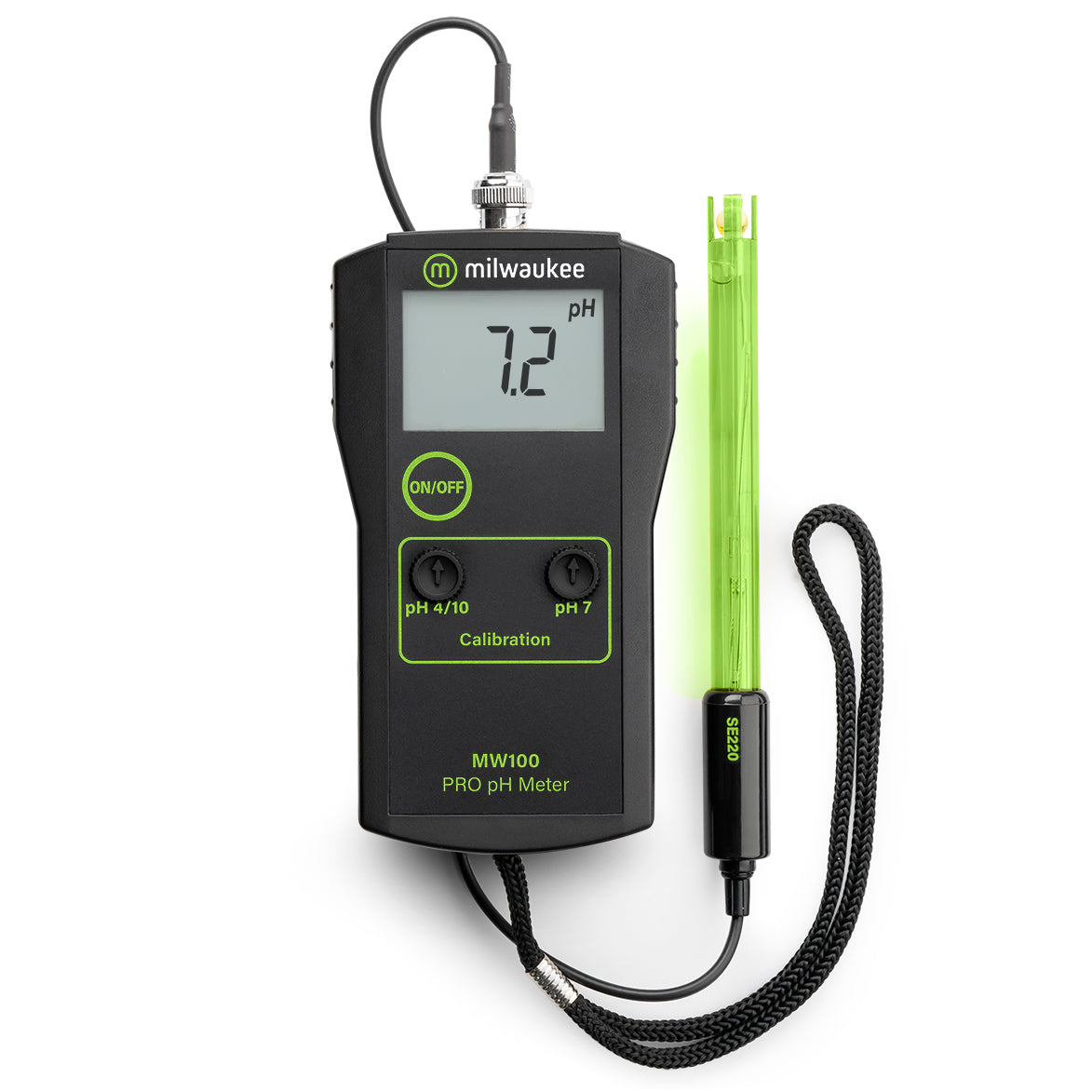 Milwaukee MW100 PRO pH-Meter mit Elektrode