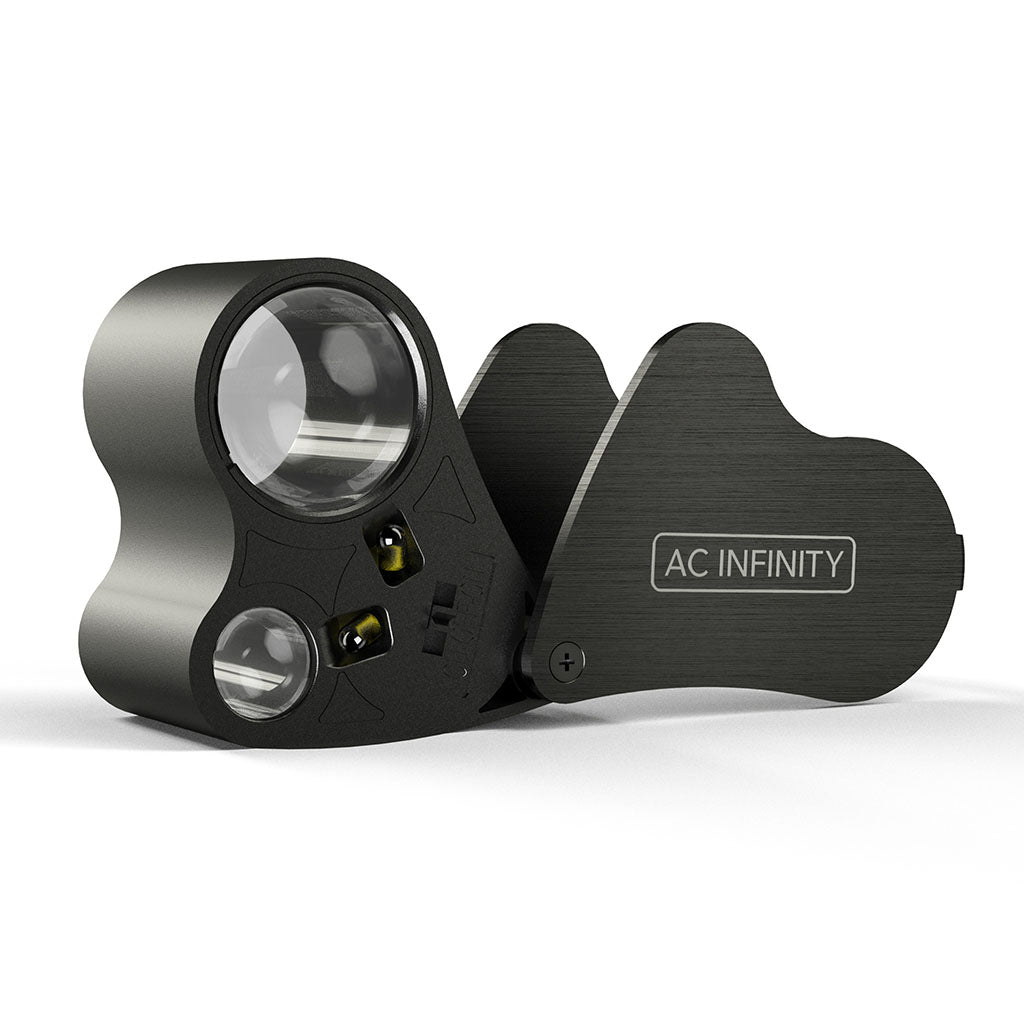 AC Infinity Juwelierlupe mit zwei Linsen und LED-Beleuchtung