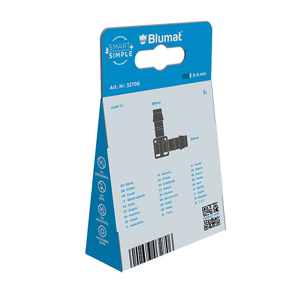 Blumat Winkel 8-8 mm, Verpackung Rückseite