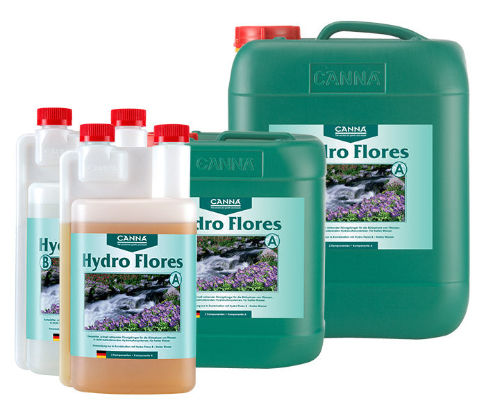 CANNA Hydro Flores A+B Gebindegrößen