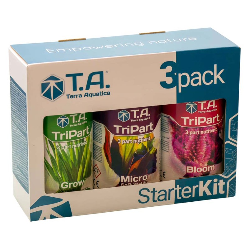Terra Aquatica Starter Kit – TriPart weiches Wasser, 3 × 500 ml