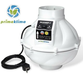 Prima Klima Silenced Fan Whisperblower 2 Speed 360/460m³/h 125mm
