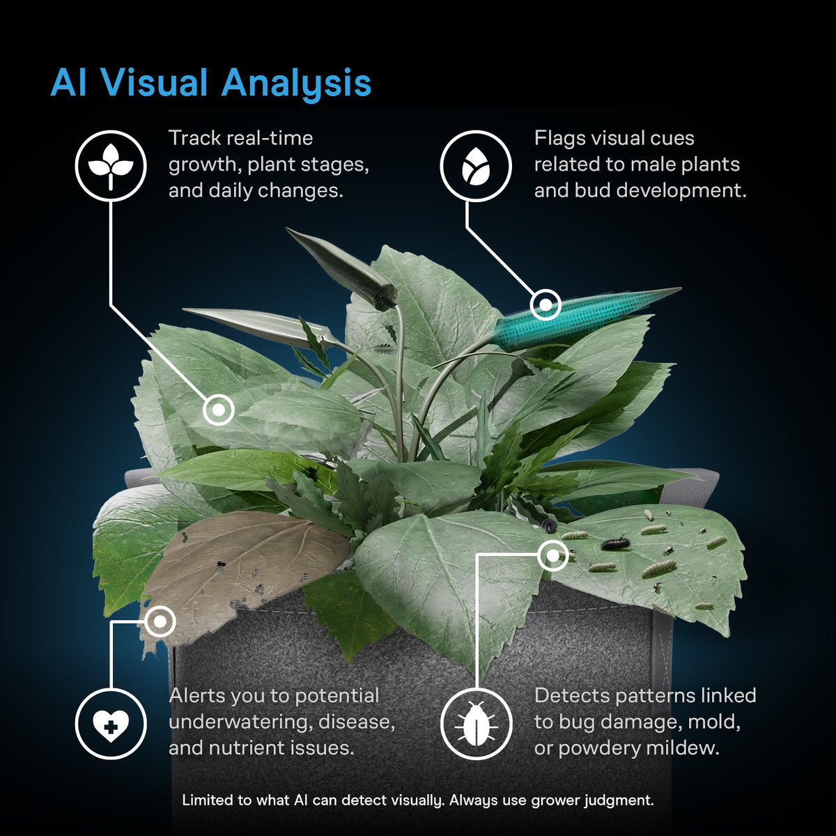 AC Infinity SPECTRON 3 – Infografik AI Visual Analysis