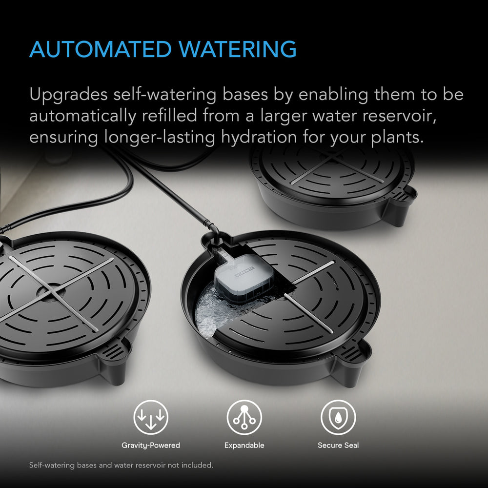 AC Infinity Auto-Fill-Ventilset – Infografik Automated Watering