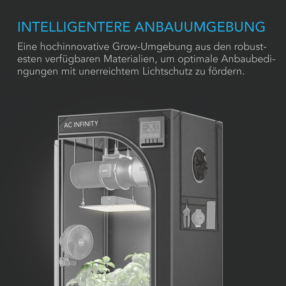 AC Infinity CLOUDLAB 722 Gen3 – Infografik Intelligentere Anbauumgebung