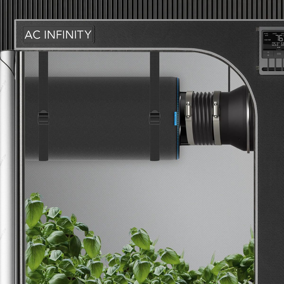 AC Infinity Aktivkohlefilter – Anwendungsbeispiel