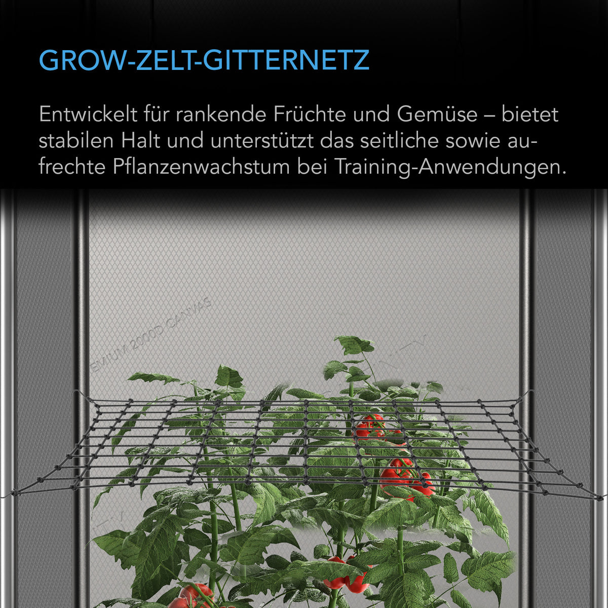 AC Infinity Grow-Zelt-Gitternetz – Infografik Grow-Zelt-Gitternetz