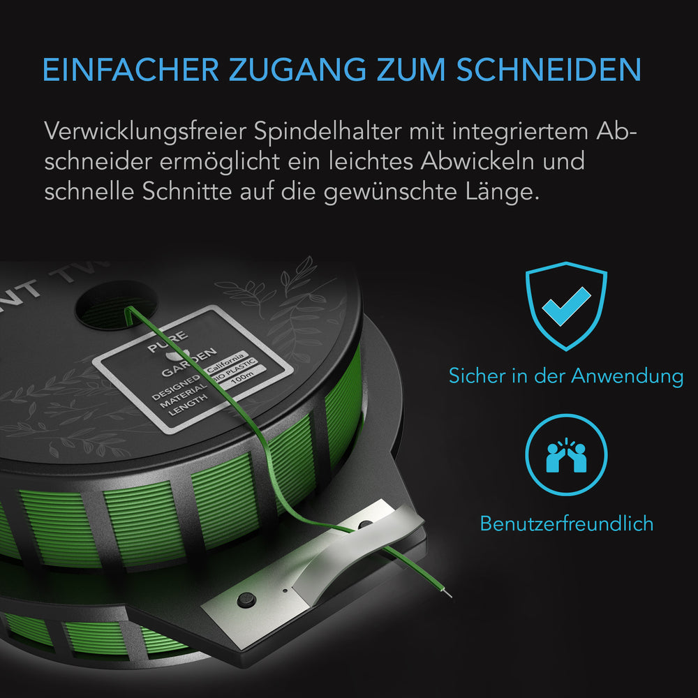 AC Infinity grüner Pflanzen-Bindedraht – Infografik Einfacher Zugang zum Schneiden