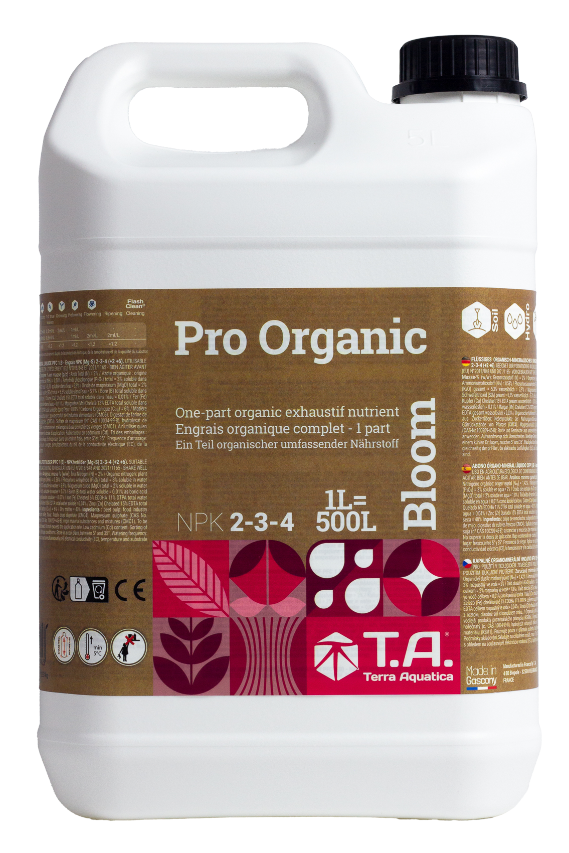 Terra Aquatica Pro Organic Bloom – organischer Blütedünger, Kanister 5 L