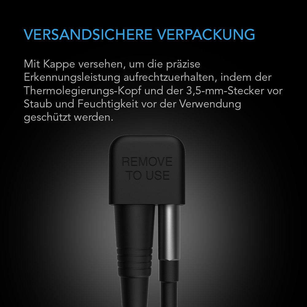 AC Infinity Controller-Sensor-Sonde – Infografik Versandsichere Verpackung