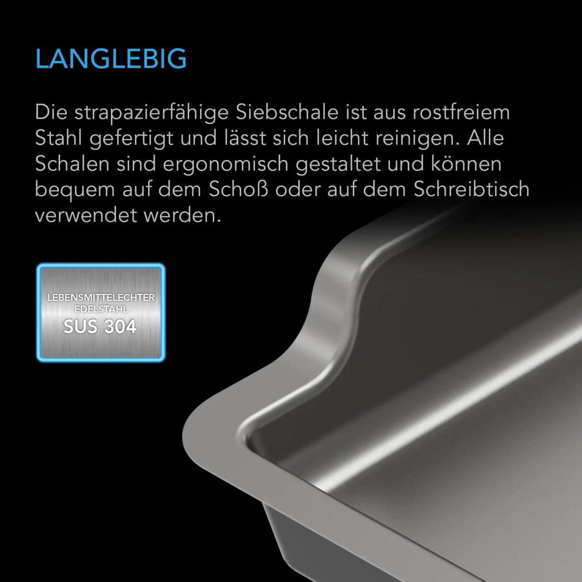 AC Infinity großes Trim-Tablett-System – Infografik Langlebig