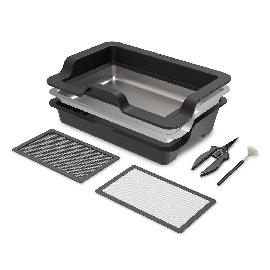 AC Infinity großes Trim-Tablett-System mit drei Tabletts und zwei Sieben