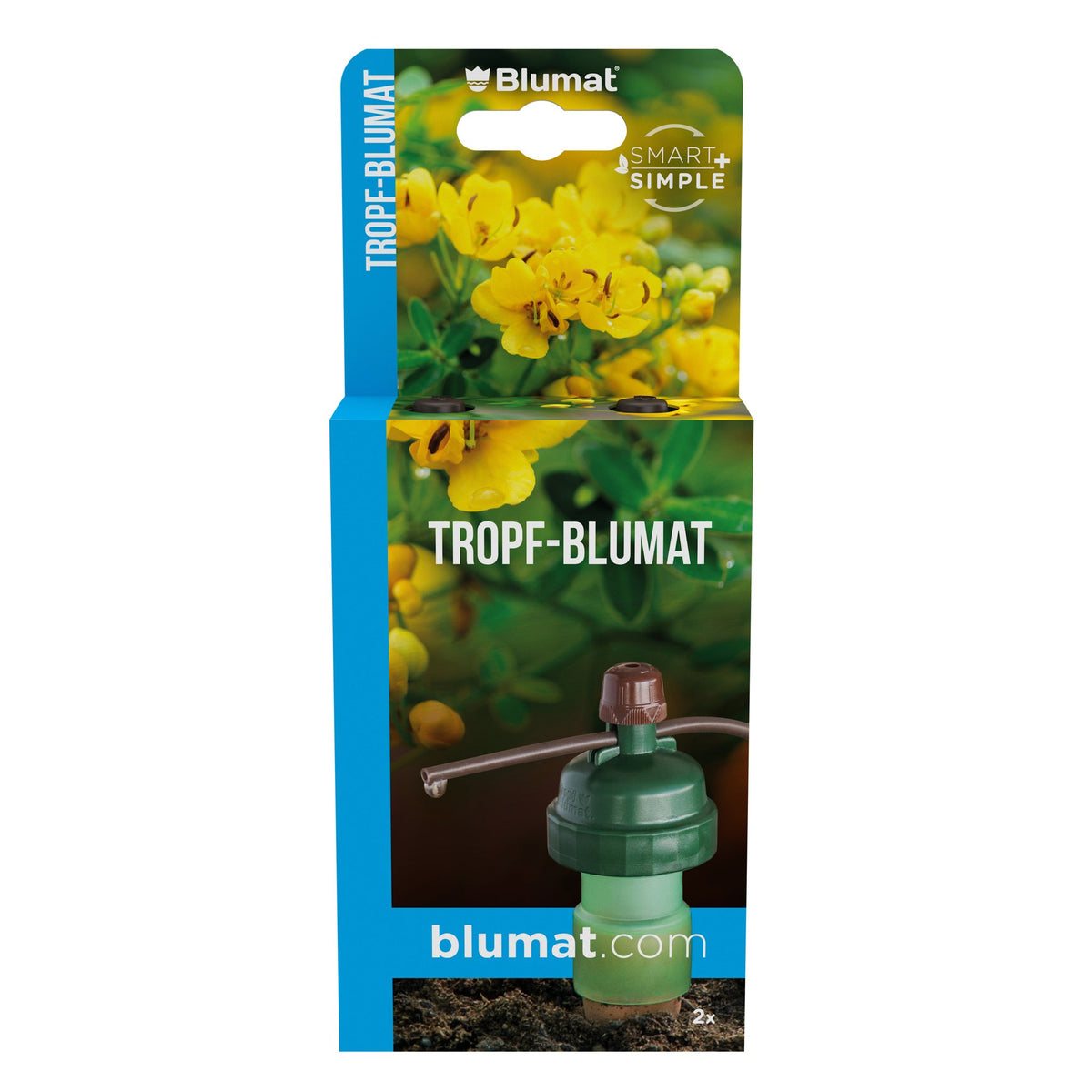 Blumat Tropf-Blumat, 2 Stück, Verpackung Vorderseite