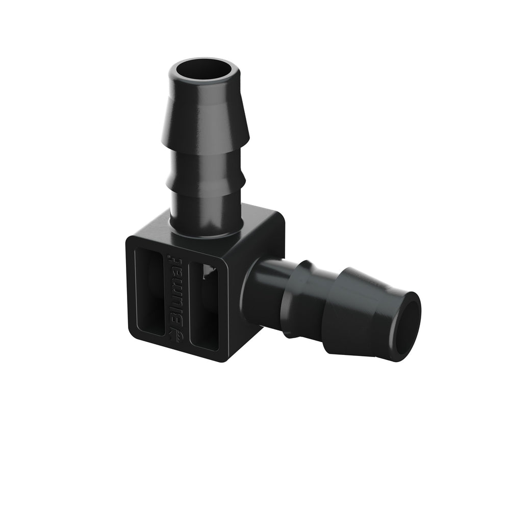 Blumat Winkel 8-8 mm für Zufuhrschlauch, Schrägansicht