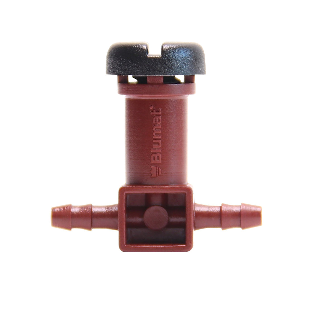 Blumat Verteiltropfer 3-3 mm mit zwei Schlauchanschlüssen, Seitenansicht