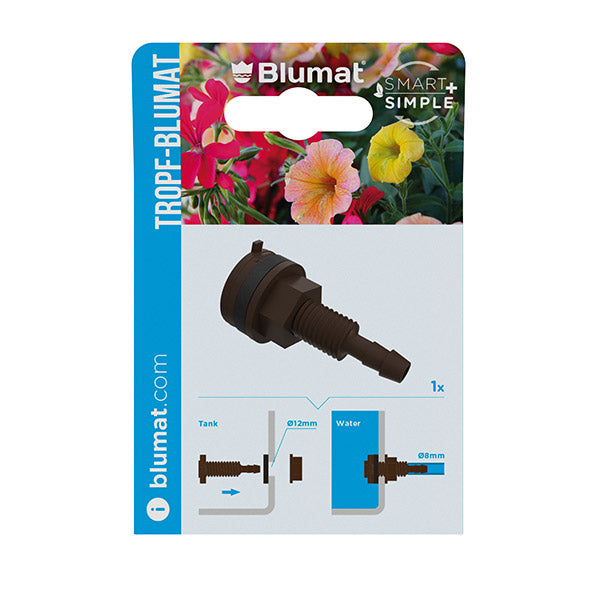 Blumat Hochtankanschluss 8 mm, Verpackung Vorderseite