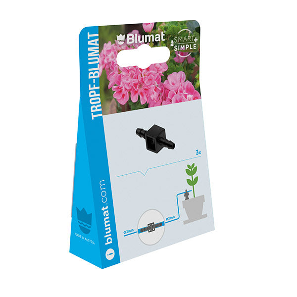 Blumat Mini-Verbinder 3-3 mm, Verpackung seitlich
