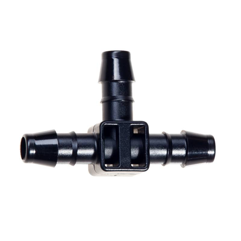 Blumat Schlauchabzweigung 8-8-8 mm und Endstück 8-3 mm, Bauteil im Detail