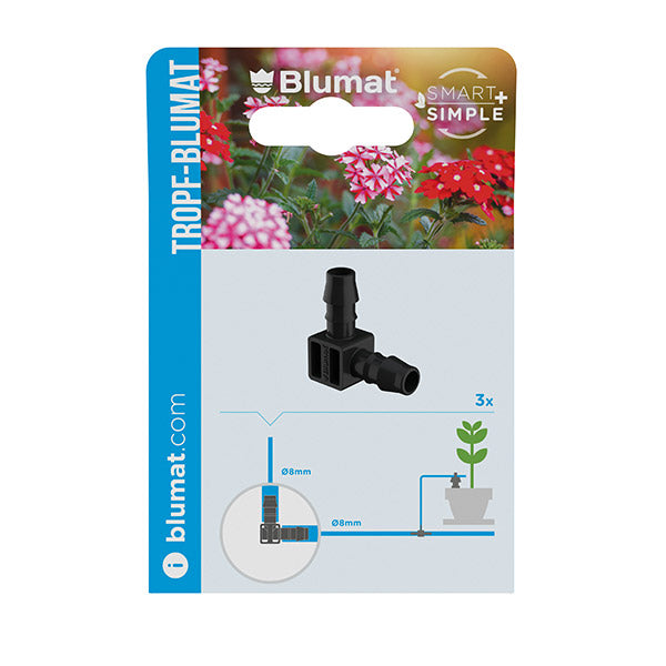 Blumat Winkel 8-8 mm, Verpackung Vorderseite