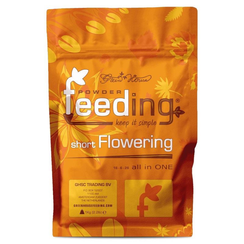 Green House Feeding Short Flowering, mineralischer Pulverdünger für kurze Blütedauer