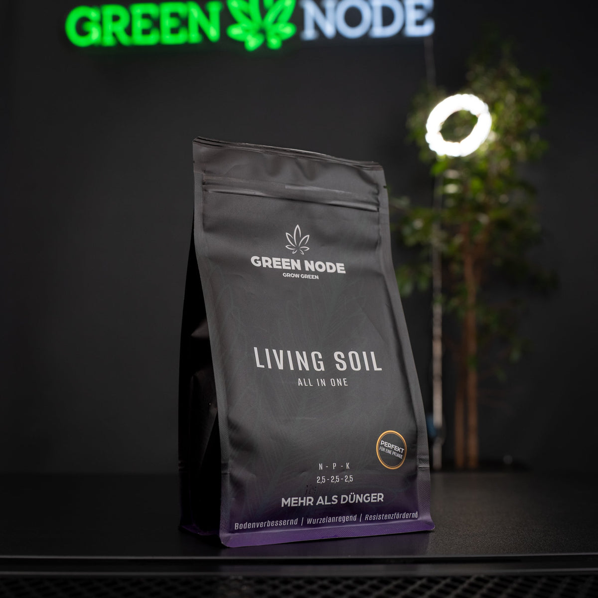 GREEN NODE Living Soil – 1 kg Originalverpackung