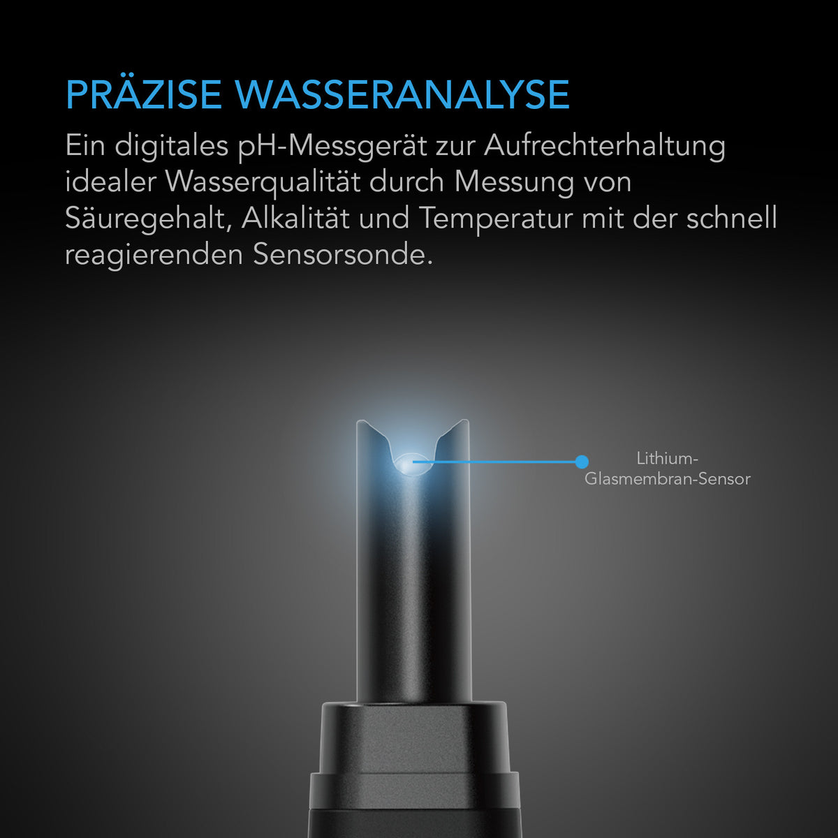 AC Infinity pH-Messgerät-Kit – Infografik Präzise Wasseranalyse
