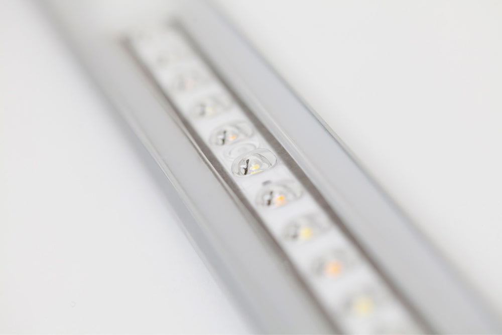 Nahaufnahme der LEDs einer SANlight FLEX II Leiste