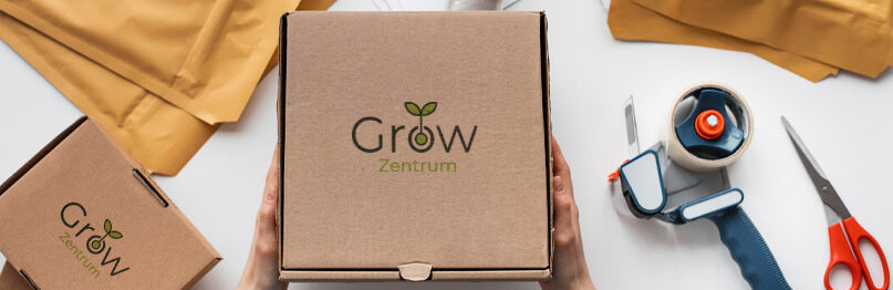 GROWZENTRUM: Versandinformation Banner