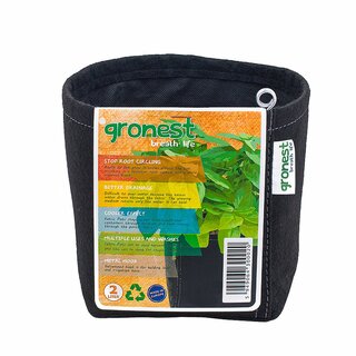 Gronest fabric pot 2L 12 x 12 x 14 cm